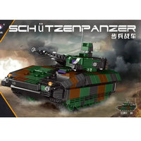 Thumbnail for Building Blocks Military WW2 Schutzenpanzer Infantry Combat Vehicle Bricks Toy - 3