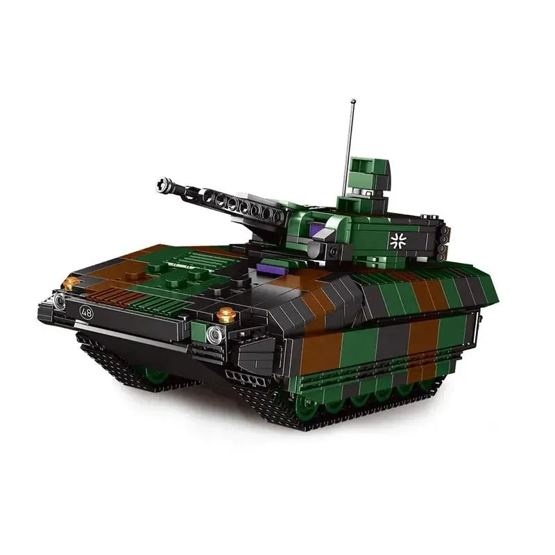 Building Blocks Military WW2 Schutzenpanzer Infantry Combat Vehicle Bricks Toy Construction Set Toys - 1