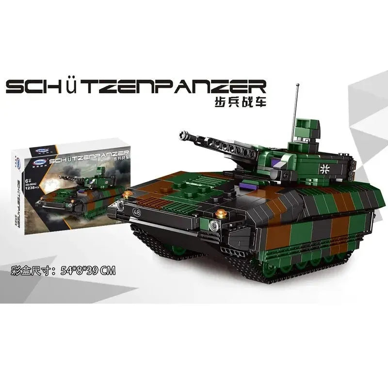 Building Blocks Military WW2 Schutzenpanzer Infantry Combat Vehicle Bricks Toy - 2