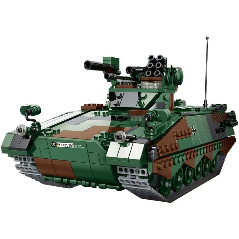 Building Blocks Military WW2 Schutzenpanzer Marder Infantry Vehicle Bricks Toy - 1