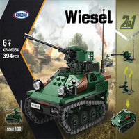 Thumbnail for Building Blocks Military WW2 Wiesel Infantry Combat Armored Vehicle Bricks Toy Construction Set Toys - 2