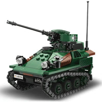 Thumbnail for Building Blocks Military WW2 Wiesel Infantry Combat Armored Vehicle Bricks Toy Construction Set Toys - 1