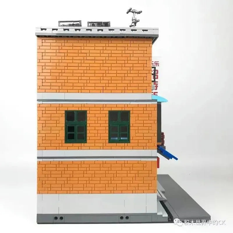 Building Blocks MOC City Creator Guest House Urban Village Bricks Toys - 8