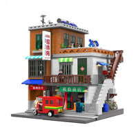 Thumbnail for Building Blocks MOC City Creator Guest House Urban Village Bricks Toys - 1