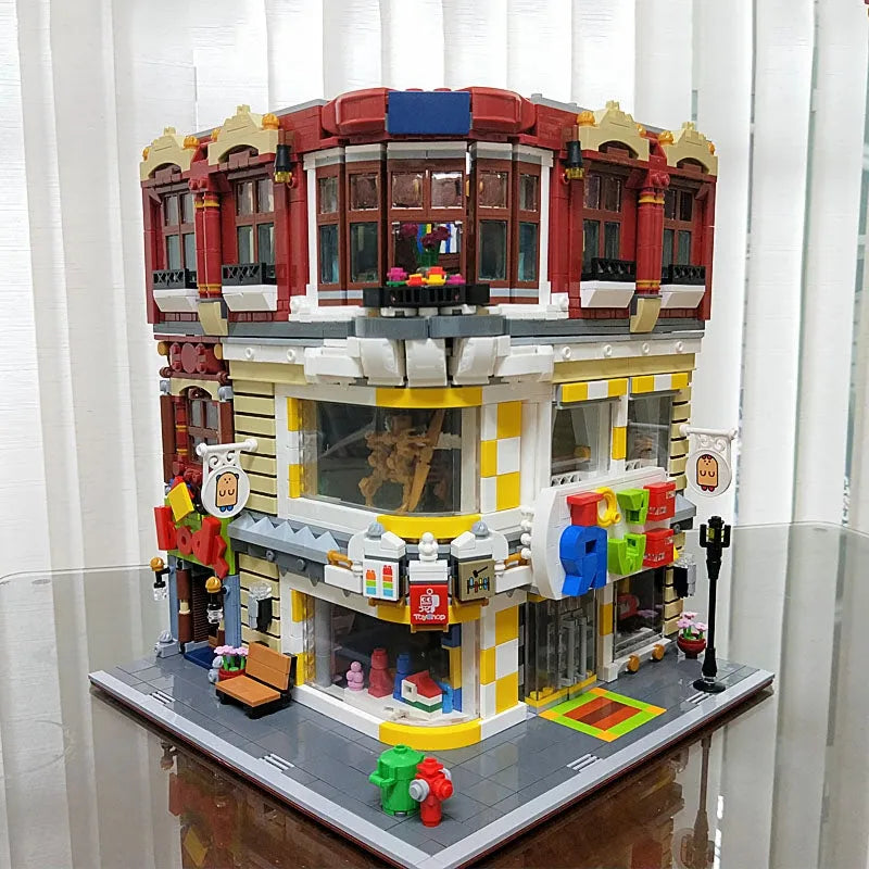 Building Blocks MOC Creator Expert City Toys and Bookstore Shop Bricks Toy - 3