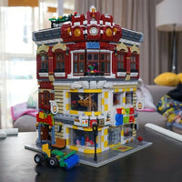 Thumbnail for Building Blocks MOC Creator Expert City Toys and Bookstore Shop Bricks Toy - 6