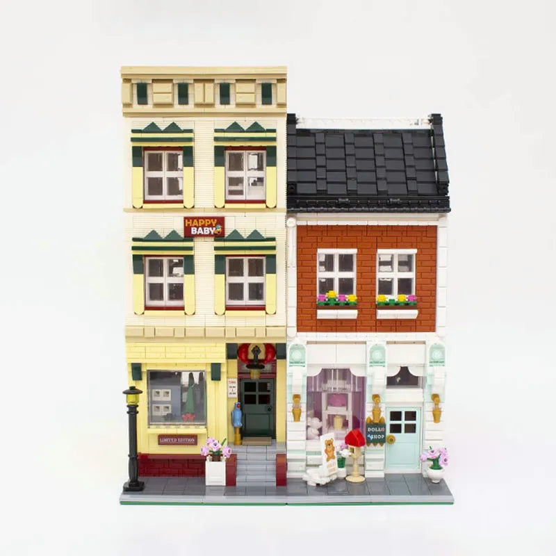 Building Blocks MOC Creator Expert Europa City Toys Store Bricks Toy Construction Set Toys - 9
