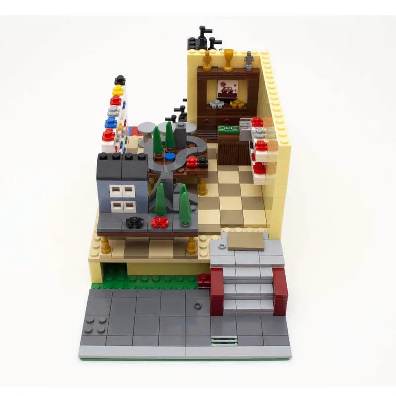 Building Blocks MOC Creator Expert Europa City Toys Store Bricks Toy Construction Set Toys - 11