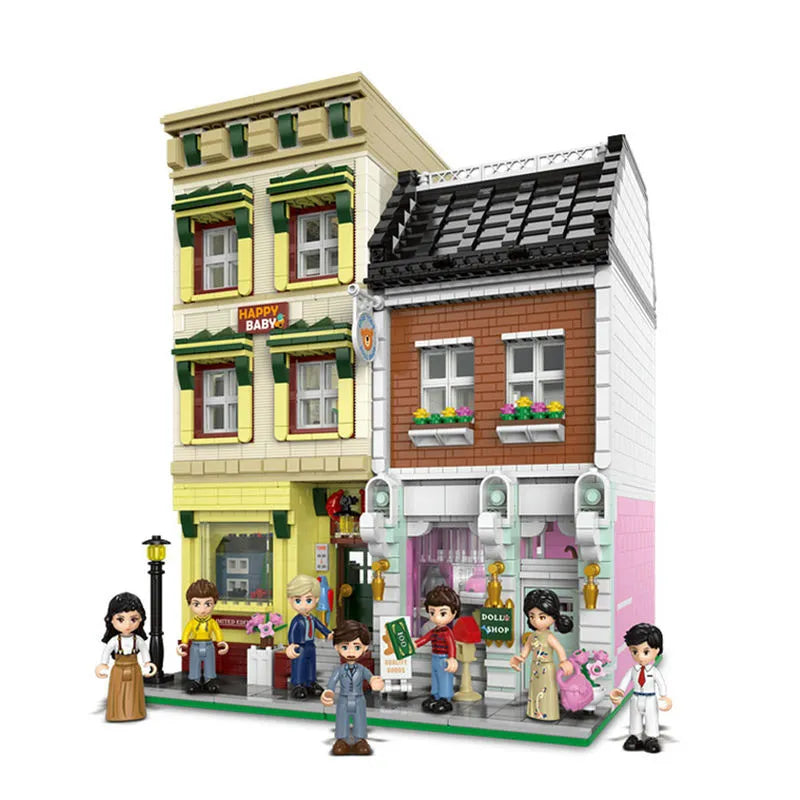 Building Blocks MOC Creator Expert Europa City Toys Store Bricks Toy Construction Set Toys - 1