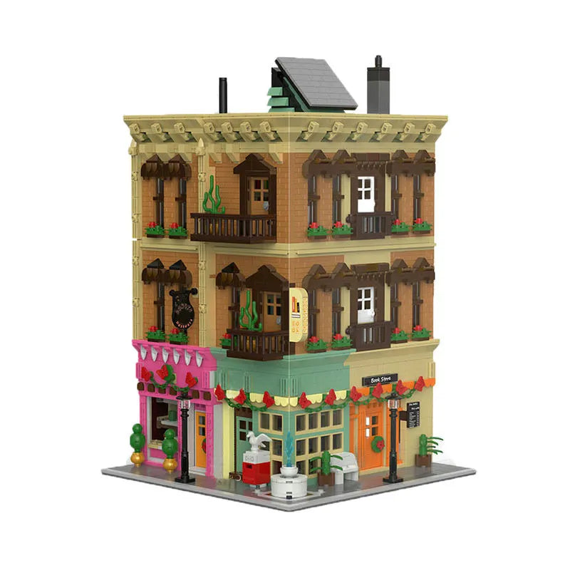 Building Blocks MOC Creator Experts Europa City Grocery Store Bricks Toys - 1