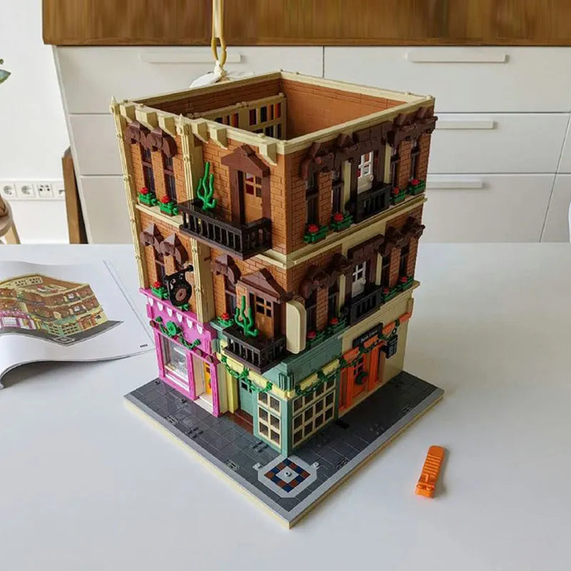 Building Blocks MOC Creator Experts Europa City Grocery Store Bricks Toys - 8