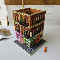 Thumbnail for Building Blocks MOC Creator Experts Europa City Grocery Store Bricks Toys Construction Set Toys - 8