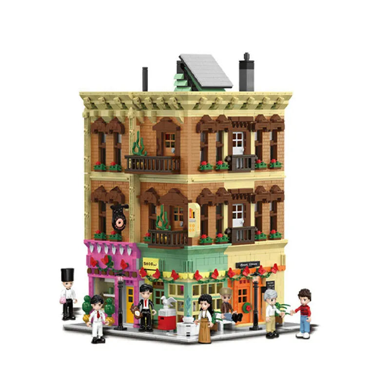 Building Blocks MOC Creator Experts Europa City Grocery Store Bricks Toys - 3