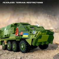 Thumbnail for Building Blocks MOC Military Armored Medical Off-Road Car Bricks Toys Construction Set Toys - 5