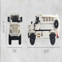 Thumbnail for Building Blocks MOC Military Armored Off-Road KPA3 Truck Bricks Kids Toys Construction Set Toys - 4