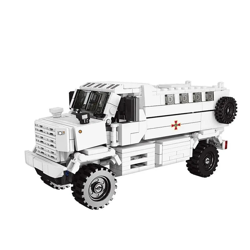 Building Blocks MOC Military Armored Off - Road KPA3 Truck Bricks Kids Toys - 1