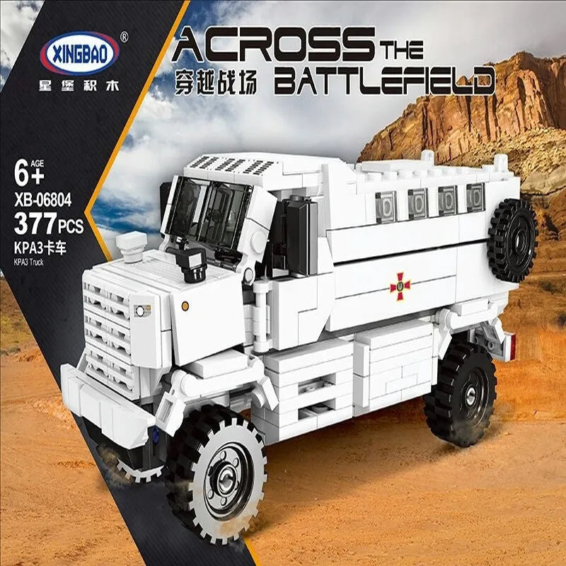 Building Blocks MOC Military Armored Off-Road KPA3 Truck Bricks Kids Toys Construction Set Toys - 5