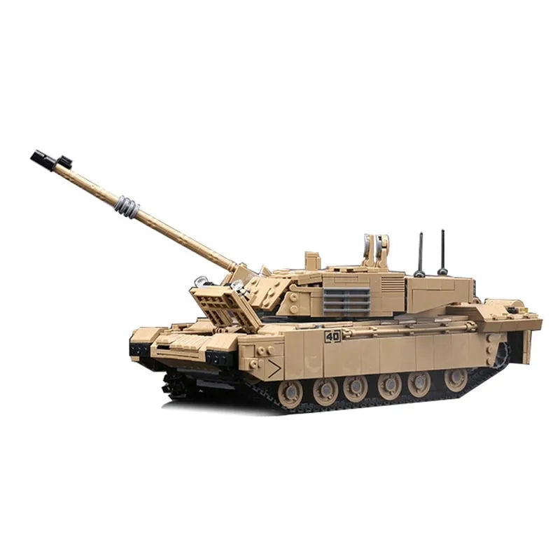 Building Blocks MOC Military Challenger 2 Main Battle Tank Bricks Toys Construction Set Toys - 5