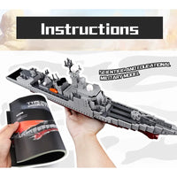 Thumbnail for Building Blocks MOC Military Guided Missiles Destroyer Warship Bricks Toys - 7