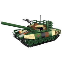 Thumbnail for Building Blocks MOC Military WW2 T72 Main Battle Tank Bricks Kids Toys - 1