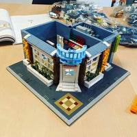 Thumbnail for Building Blocks MOC Street City Expert Europa Dining Room Bricks Toys - 7