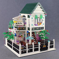 Thumbnail for Building Blocks MOC Street Expert City Romantic House Bricks Toy - 5