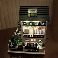 Thumbnail for Building Blocks MOC Street Expert City Romantic House Bricks Toy - 6