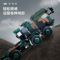 Thumbnail for Building Blocks MOC WW2 Military Tank Transporter Vehicle Bricks Toys Construction Set Toys - 3