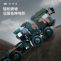 Thumbnail for Building Blocks MOC WW2 Military Tank Transporter Vehicle Bricks Toys - 3