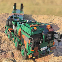 Thumbnail for Building Blocks MOC WW2 Military Tank Transporter Vehicle Bricks Toys - 7