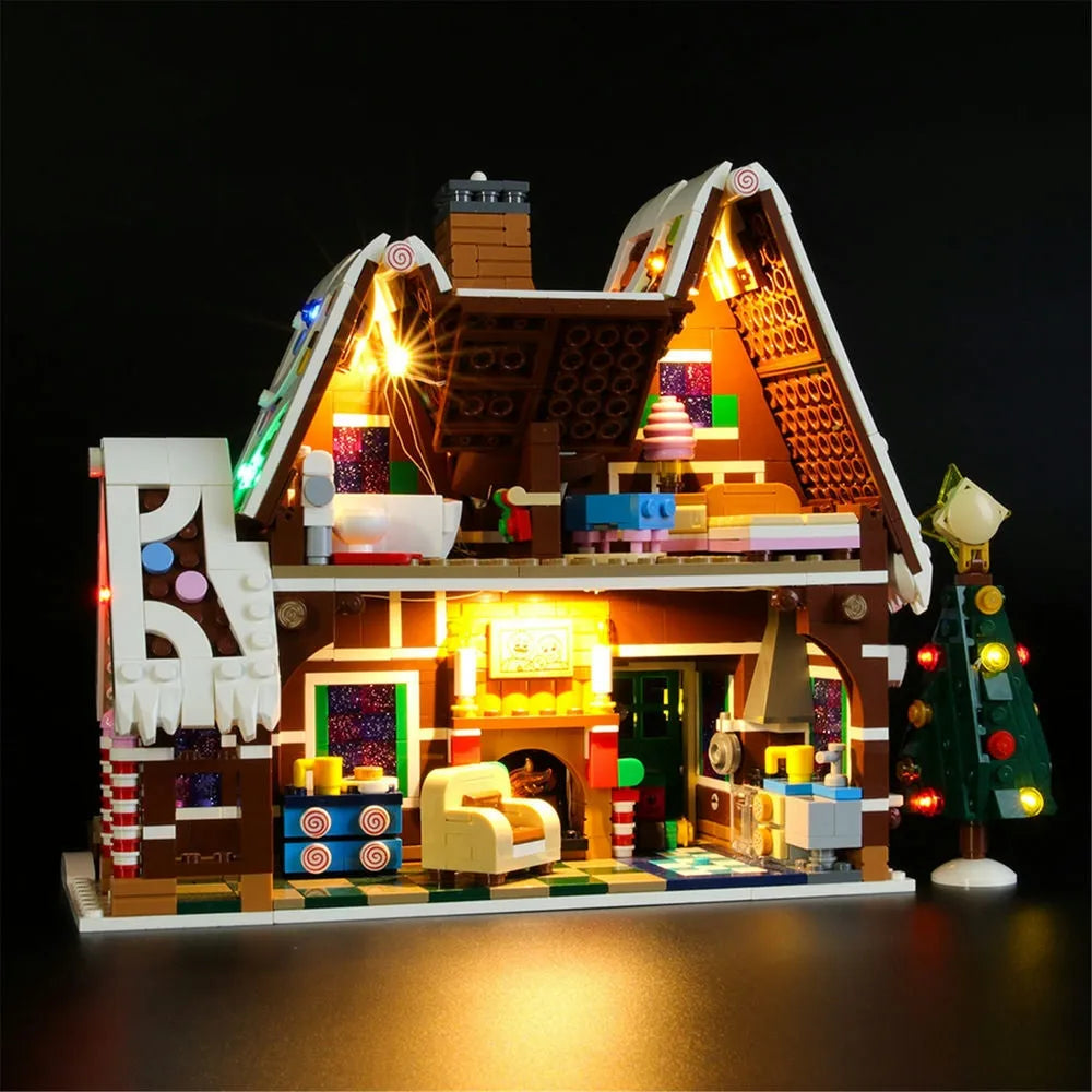 Gingerbread House Led DIY LED Light for Gingerbread House 10267 Set