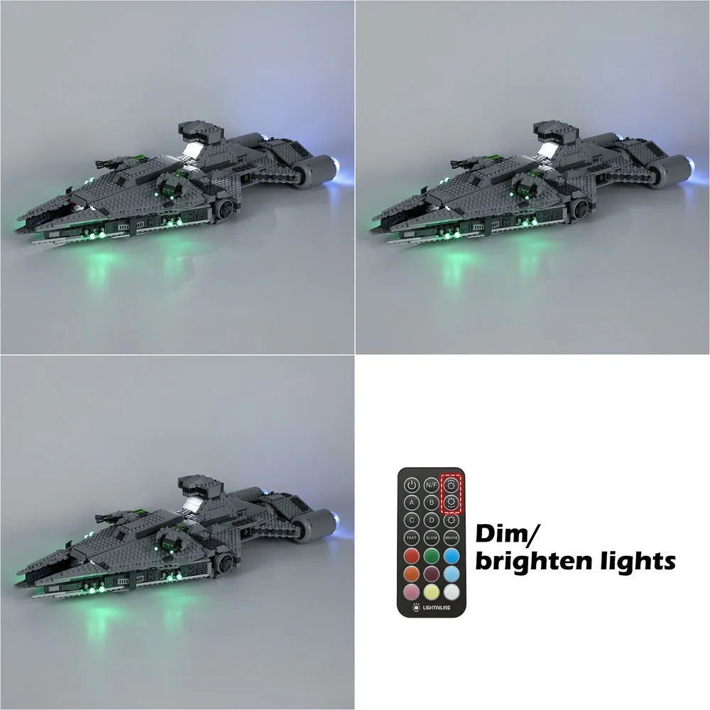 Lights Set DIY LED Light For 75315 Imperial Cruiser - 5