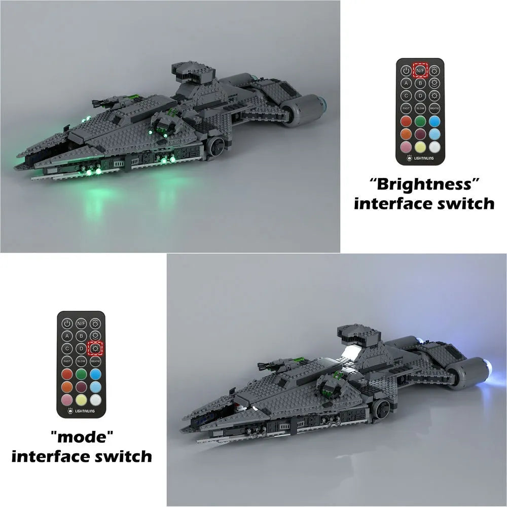 Lights Set DIY LED Light For 75315 Imperial Cruiser - 6