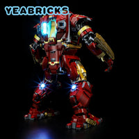 Thumbnail for Lights Set DIY LED Light Set For 76210 The Hulkbuster MK44 Construction Set Toys - 2