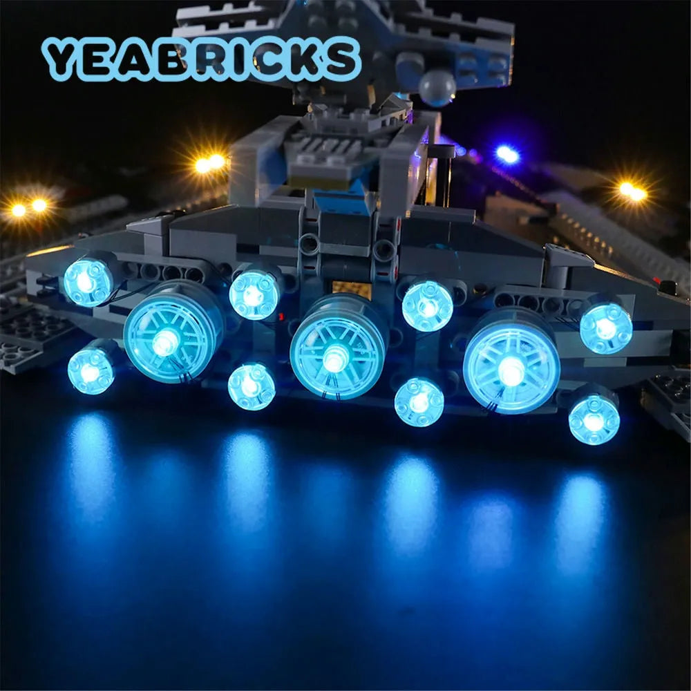 DIY LED Lights Set For 75190 First Order Star Destroyer