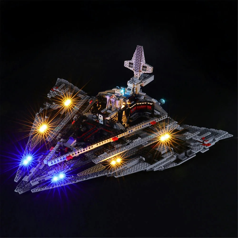 Lights Set DIY LED For 75190 First Order Star Destroyer - 5