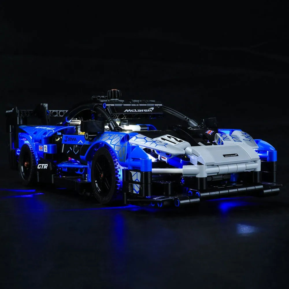 Lights Set LED Light For 42123 McLaren Senna GTR Construction Set Toys - 12
