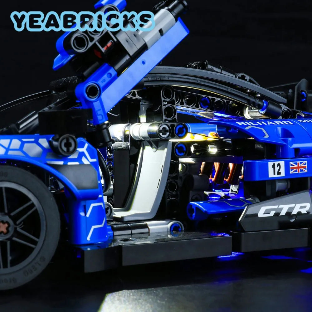 Lights Set LED Light For 42123 McLaren Senna GTR Construction Set Toys - 6