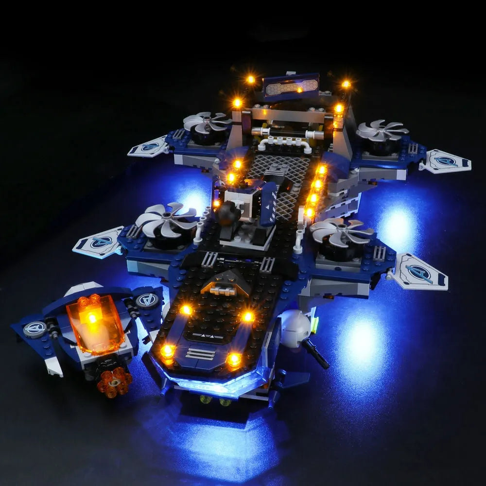 Lights Set LED Light Kit For 76153 Avengers Helicarrier - 1