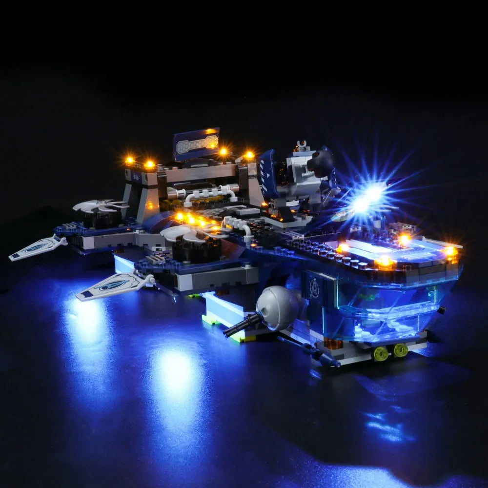 Lights Set LED Light Kit For 76153 Avengers Helicarrier - 6