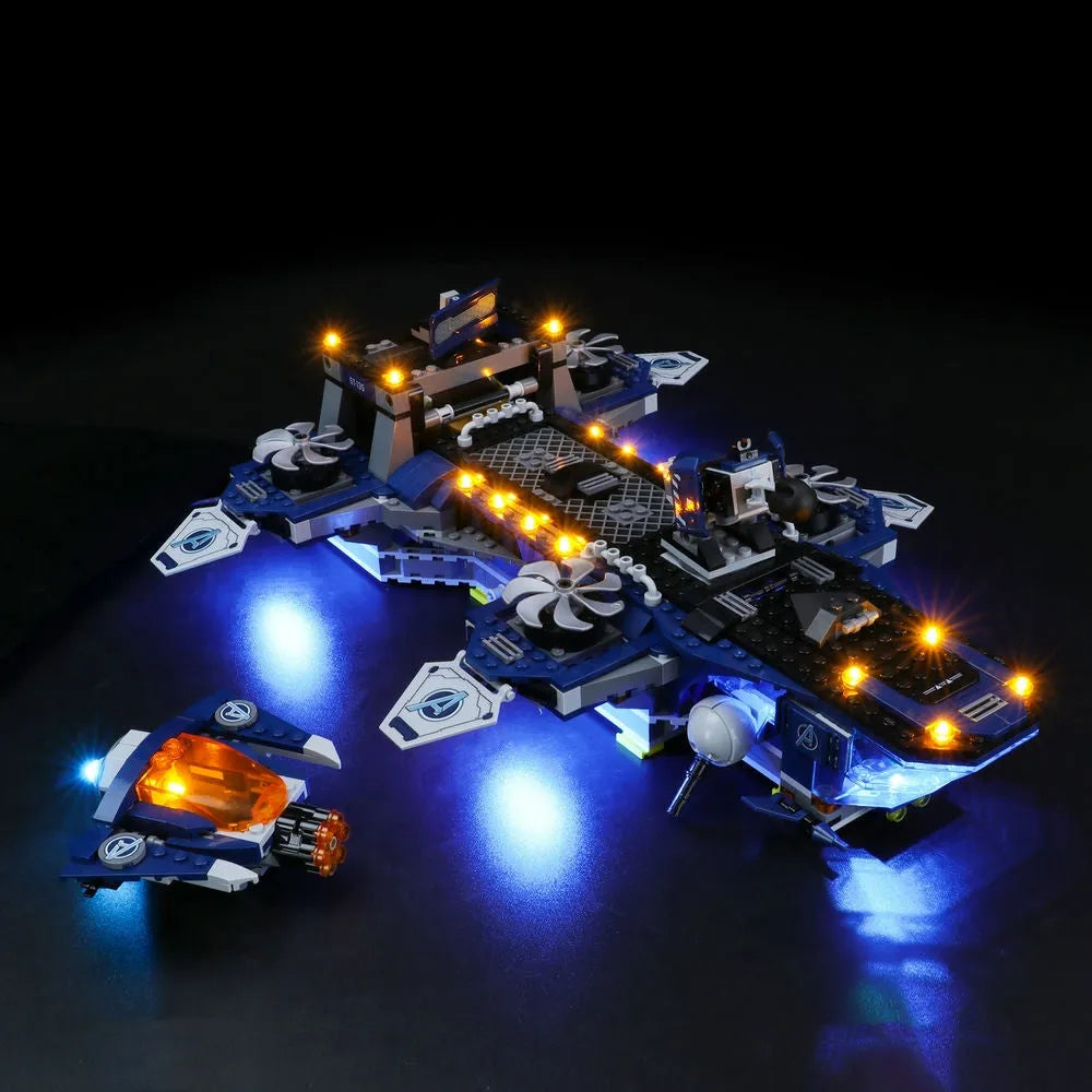 Lights Set LED Light Kit For 76153 Avengers Helicarrier - 4