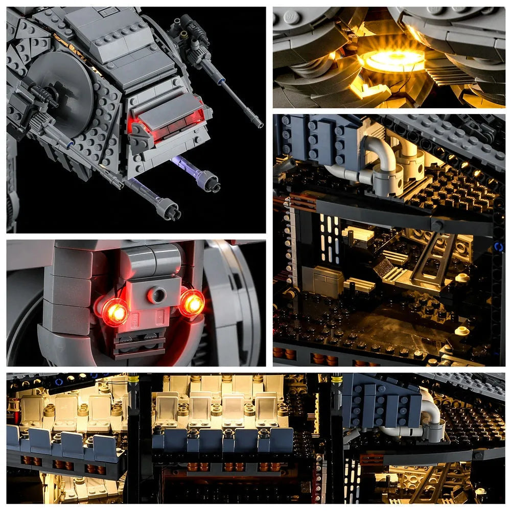 Lights Set LED Light Kit For Star Wars 75313 The AT-AT - 4