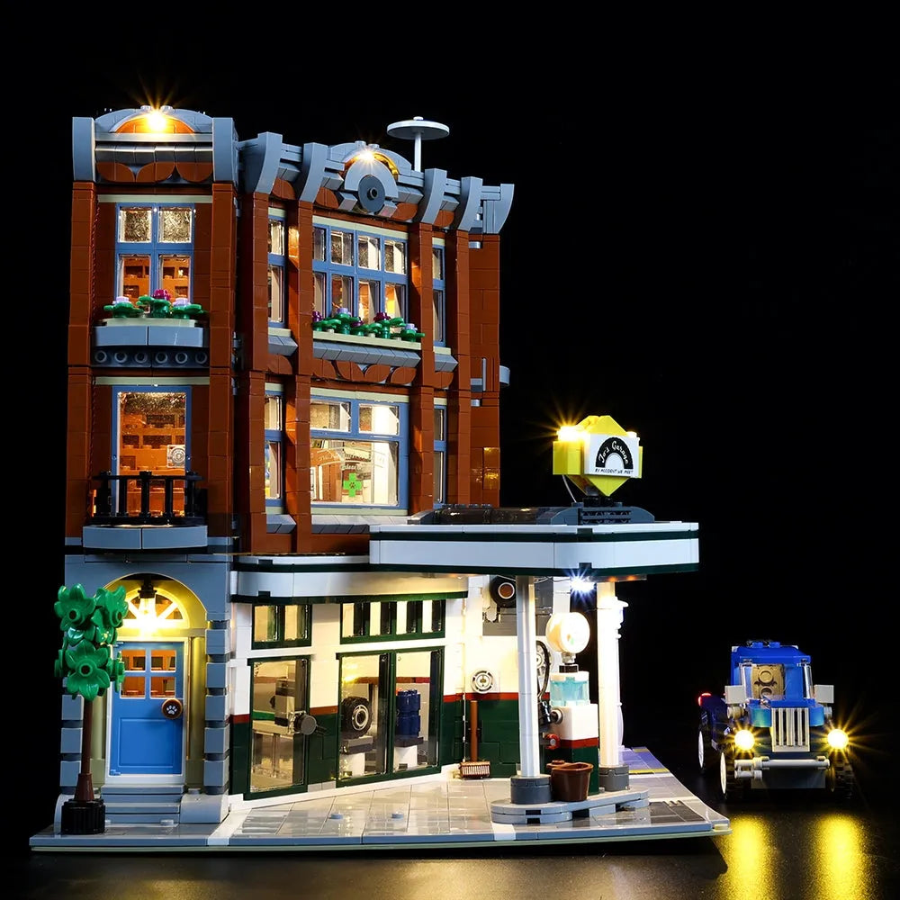 Lights Set LED Light Set For 10264 Corner Garage Construction Set Toys - 2