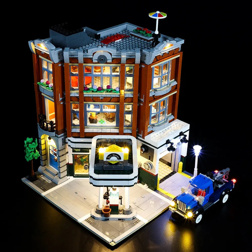 Lights Set LED Light Set For 10264 Corner Garage Construction Set Toys - 5