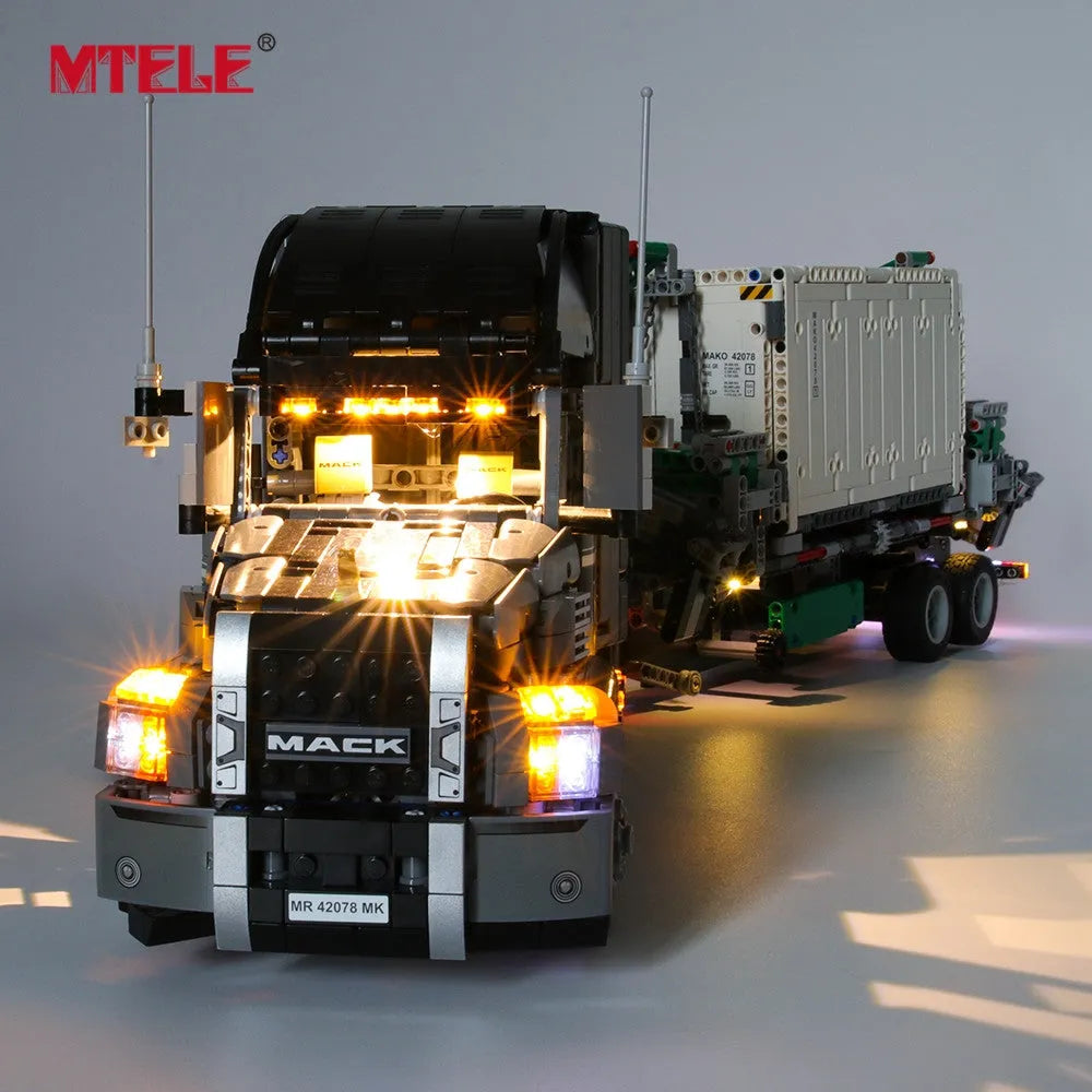 Lights Set LED Light Set For 42078 Mack Anthem Truck Construction Set Toys - 6