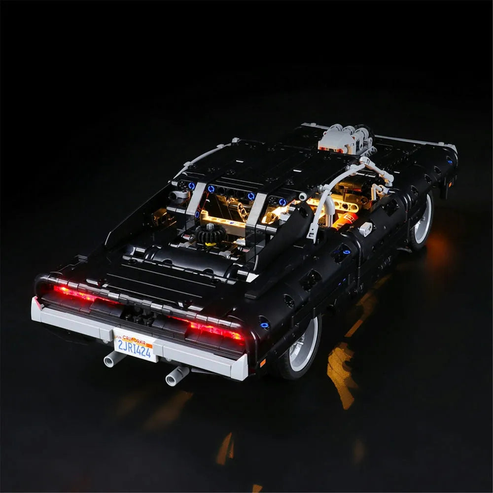 Lights Set LED Light Set For 42111 Dom’s Dodge Charger Construction Set Toys - 7