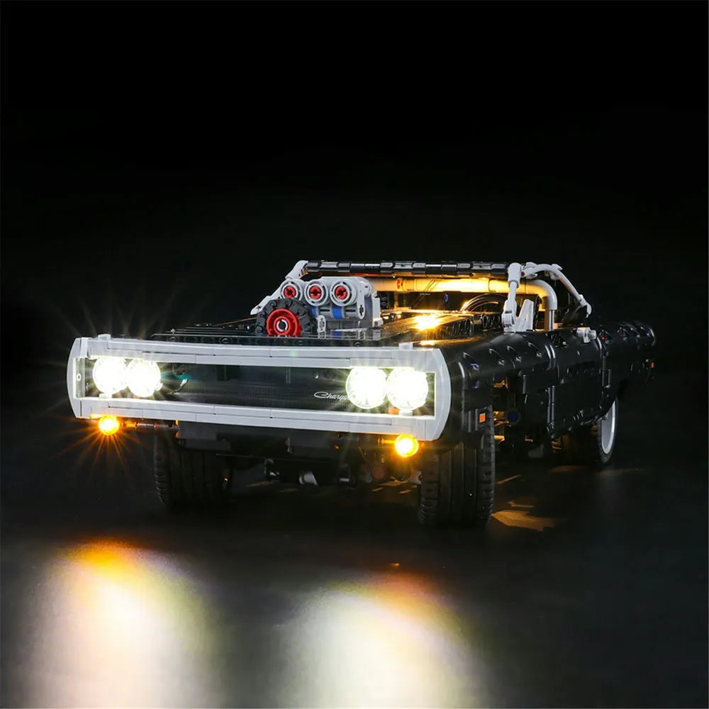 Lights Set LED Light Set For 42111 Dom’s Dodge Charger Construction Set Toys - 5
