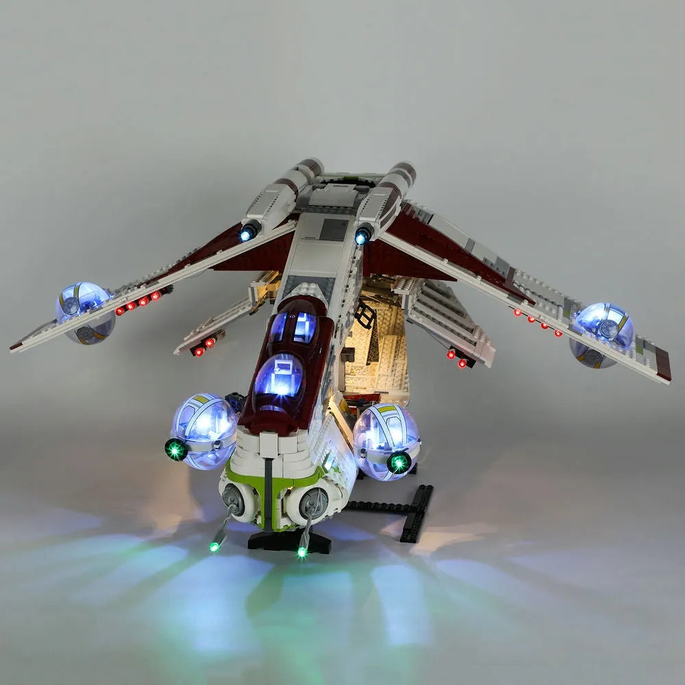Lights Set LED Light Set For 75309 The Republic Gunship Construction Set Toys - 2
