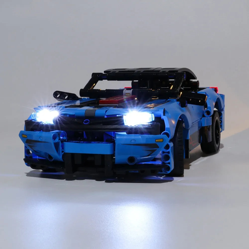 Lights Set LED Lighting For 42098 The Car Transporter Construction Set Toys - 5