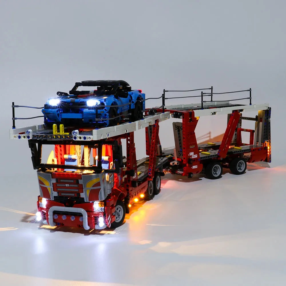 Lights Set LED Lighting For 42098 The Car Transporter Construction Set Toys - 1